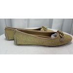 Donald Pliner  Women's Raya Woven Ballet Flat Beige Size 10 Photo 1