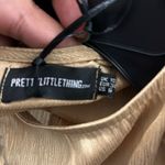 Pretty Little Thing Gold dress Photo 2