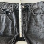 We The Free  Chewed Up Mid Rise Straight Leg Jeans Black Distressed 25 Photo 14