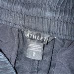 Athleta  Retreat Linen High Rise Wide Leg Pants Black Small Petite Photo 4