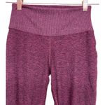 Alo Yoga Goddess Rib Leggings Garnet Space Dye Maroon Women’s Size Small Photo 2
