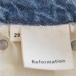 Reformation Julia Jean Frayed Hem Size 29 Distressed Ankle Slim Photo 6