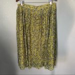 Who What Wear  Floral Pleated Lace Skirt Photo 5