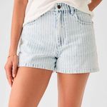Faherty Topsail Striped Jean Shorts Blue Size 26 Photo 0