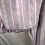 Berkley Jensen Purple Lounge Pajama Set Size L Soft Fleece Stripe‎ Bottoms Size L Photo 8