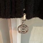 BCBGMAXAZRIA Vintage Y2K Rabbit Hair Knit Bedazzled Long Hooded Sweater Size XL Photo 9