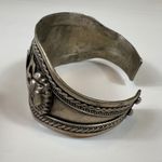 Vintage Tibetan Style Silver Tone Cuff Bracelet‎ Om Mani Padme Hum Mantra Photo 3