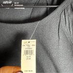 Aerie Brand New Bubble Sleeve T-Shirt Cropped Relaxed Fit Black size XS NWT Photo 7