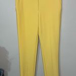 Loft  Marisa Skinny Ankle Dress Pants Buttercream Yellow Size 8 Photo 3