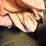 Eyelet Lace Baby Doll Dress in Dusty Rose 3/4 Sleeve. Layered Pink Size M Photo 4