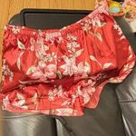 3 Pc Satin Kimono Robe With Shorts And Cami Pijama Nighty Red Size XXL Photo 4