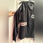 Material Girl NWT  Cold Shoulder Velour Top Size Large Photo 1