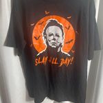 John Carpenter Halloween Black Graphic T Photo 0