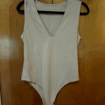 A New Day  Cream Sleeveless Top bodysuit Photo 0