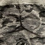 Black & Gray Camouflage Print High Waist Biker Shorts Size Small Photo 2