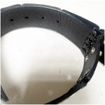 BKE Women’s Crossstich Black Studded Leather Belt Size 32 Y2K Moto Style Photo 4