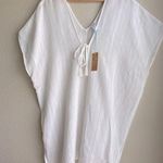 Kona Sol White Swim Tassel Tie Coverup NWT Photo 0