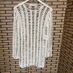 Super Down Ivory Miranda Crochet Mini Dress Size Medium Photo 2