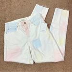 joe's jeans  | The Charlie Tonica High Rise Skinny Crop White Multi Pastel Jeans Photo 0