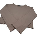 Nasty Gal  Ribbed Crop Top - Size 6 - Stretch Material Photo 2