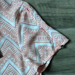 Investments Pink and White Blouse Elegant Top Photo 4