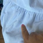 ZARA  Baby Blue Eyelet Embroidered Button Front Dress Photo 7