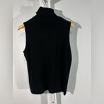 80’s Kathie Lee Collection Black Turtleneck Sweater Vest – Minimalist (XL) Photo 2