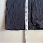 Topshop  crewneck shirt tie bell sleeve dress size 6 navy Photo 6