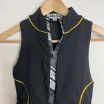 I am gia Myra Crop Top Black Full Zip Womens XS Photo 5