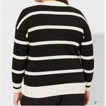 Torrid ✨ Women’s Black & White Striped Collared Sweater 4X NWT Photo 1