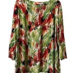 JM Collection Women’s Size 2x Colorful Floral Shirt Summer Spring Office Casual Photo 0