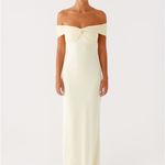 Peppermayo  Butter Yellow Maxi Dress Photo 1
