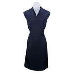 MM.LaFleur  Aditi Dress in Galaxy Blue Sleeveless V-Neck Sheath Women's 8 Photo 2