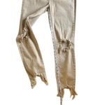 L'Agence NWT High Line Distressed Cropped Skinny in Biscuit Destruct Size 27 Photo 13