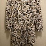 ALC Frank A.L.C. Silk Floral Paisley Tordi Long Sleeve Peplum Pocket Dress Photo 0