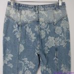 Free People NEW We The Free Naiomi floral print flare jeans, 28 Photo 6