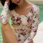 Antonio Melani The Style Bungalow Mira Flores Swimsuit Long Sleeve Resort XS NWT Photo 0