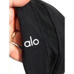 Alo Yoga Alo Black Leggings Mesh Sheer Panels Cut Out Side Stripe 87370 Womens XXS Yoga Photo 1