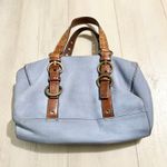 Coach Vintage Nubuck Lavender Blue Studded Chelsea Satchel D063 - 10139 Photo 3
