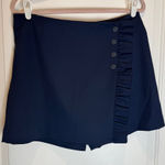 Tory Burch Brand new tech twill Tori Burch skirt / skort Navy ruffle cute size large Photo 0