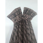 Free People  Smocked Strapless Wide Leg Jumpsuit Boho Print XS Photo 1