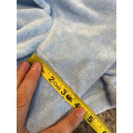 Love & Sports Baby Blue Terry Cloth Romper V‎ Neck Hoodie XS Photo 9