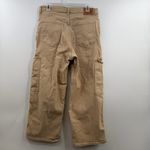 Levi's Levi’s High Waisted Wide Leg Crop Cargo Jeans Tan Utility Stretch W30 Photo 3