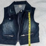 URBAN GROOVE Denim Zipper Vest Photo 5