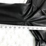 Spanx Black Faux Leather Side Stripe Tummy Control High Rise Leggings S Photo 8