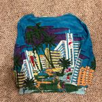 Jane Ashley  Blue and Purple Graphic Top Photo 3