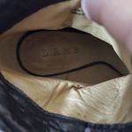 LAMB Gray Suede Scrunched Leather Stiletto Bootie Boots Size 8.5 Photo 9