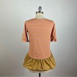 Anthropologie Maeve Ruffled Peplum Top Photo 6