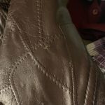 M Collection leather jacket size Large Brown Photo 3
