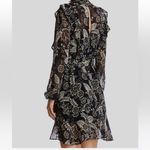 Bailey 44 Viola Floral Ruffled Chiffon Dress, Size 4, NWT, New Photo 2